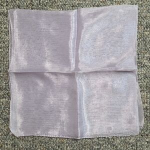 Anthropologie "Lavender Ice" Semi-sheer Silk Neck Scarf